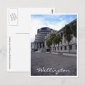 Carte Postale parlement de nz wellington (Devant / Derrière)