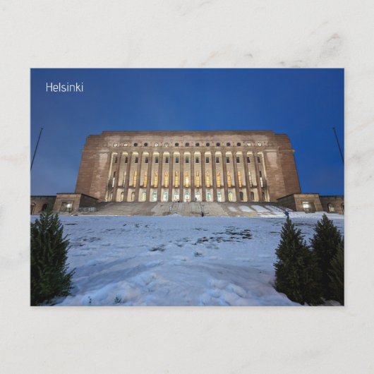 Carte Postale Parlement d'Helsinki (Devant)
