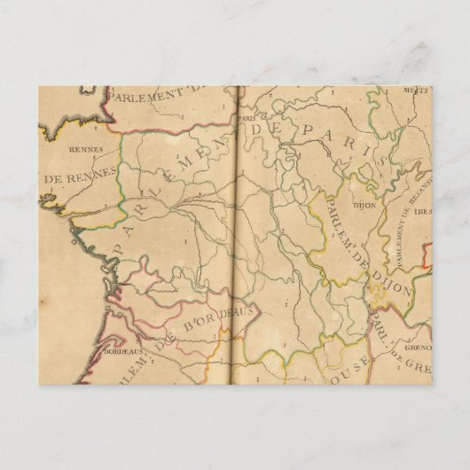 Carte Postale Parlement en France (Devant)