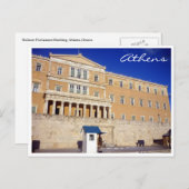 Carte Postale parlement grec d'athènes (Devant / Derrière)