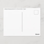 Carte Postale Parlement hongrois et de Budapest (Dos)