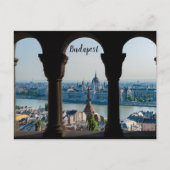 Carte Postale Parlement hongrois et de Budapest (Devant)