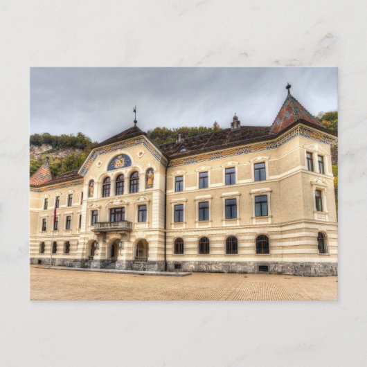 Carte Postale Parlement Liechtenstein (Devant)