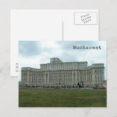 Carte Postale Parlement roumain (Devant / Derrière)