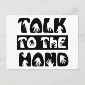 Carte Postale Parler À La Main (Devant)