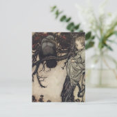 Carte Postale « Parler aux oiseaux » par Arthur Rackham (Debout devant)