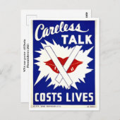 Carte Postale Parler avec soin (Devant / Derrière)