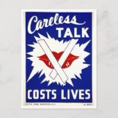 Carte Postale Parler avec soin (Devant)