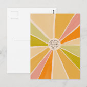 Carte Postale Parler des mots semblables - Inspirationnel positi (Devant / Derrière)