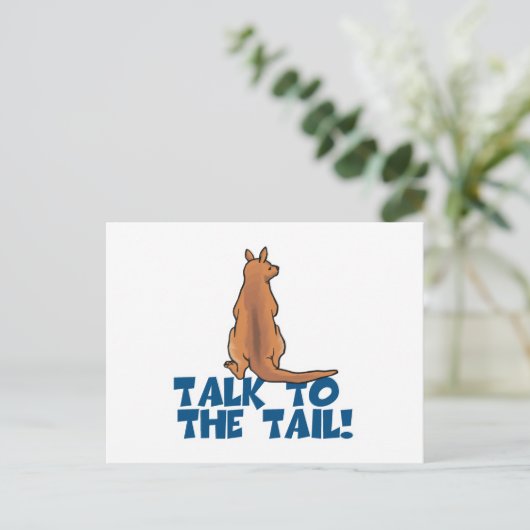 Carte Postale Parlez à Tail Kangaroo (Debout devant)