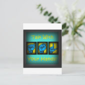 Carte Postale Parlez Avec Vos Mains (2) (Debout devant)