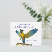 Carte Postale Parlez comme une journée de pirates (Debout devant)