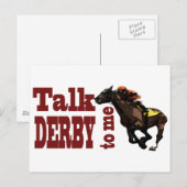 Carte Postale Parlez de Derby à moi Cadeaux et nouveautés (Devant / Derrière)
