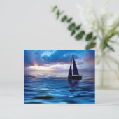 Carte Postale Parlons (Debout devant)