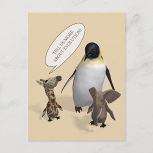 Carte Postale Parlons de l'évolution