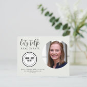 Carte Postale Parlons Immobilier (Debout devant)