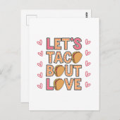 Carte Postale Parlons Tacos d'Amour (Devant / Derrière)