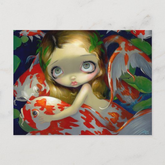 Carte postale "Parmi les Koi" (Devant)