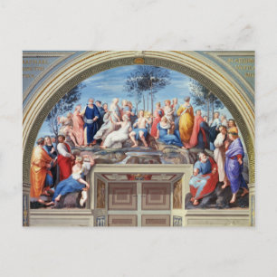 Carte Postale Parnassus et les conflits, de Stanza della S