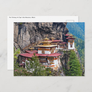 Carte Postale Paro Taktsang : Le monastère du nid de tigre - Bho