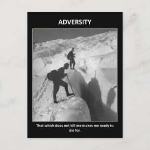 Carte Postale Parodie Ce qui ne me tue pas me rend plus forte