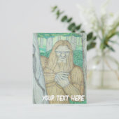 Carte Postale Parodie de mème Bigfoot (Debout devant)