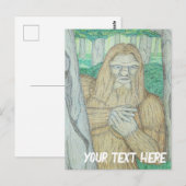 Carte Postale Parodie de mème Bigfoot (Devant / Derrière)