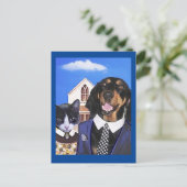 Carte Postale Parodie gothique américaine Spoof (Debout devant)