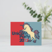 Carte Postale Parodie politique Parti Unicorn (Debout devant)