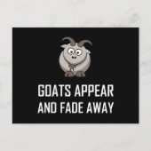 Carte Postale Paroles Mal Entendues Chèvres Apparaissent Et S'Él (Devant)