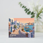Carte Postale Paros Grèce (Debout devant)