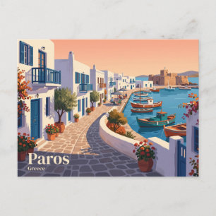 Carte Postale Paros Grèce