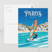 Carte Postale Paros Grèce (Devant / Derrière)