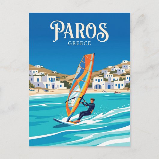Carte Postale Paros Grèce (Devant)