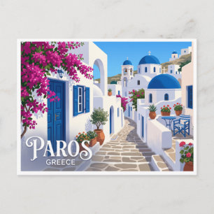 Carte Postale Paros Vieille Ville Grèce