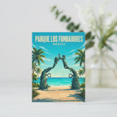 Carte Postale Parque Los Fundadores Mexique (Debout devant)