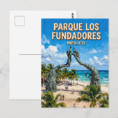 Carte Postale Parque Los Fundadores Mexique (Devant / Derrière)
