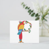 Carte Postale Parrot d'alphabet animal (Debout devant)