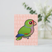 Carte Postale Parrot vinacé Birdorable (Debout devant)