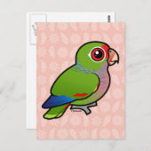 Carte Postale Parrot vinacé Birdorable (Devant / Derrière)