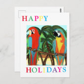 CARTE POSTALE PARROTS (Devant / Derrière)