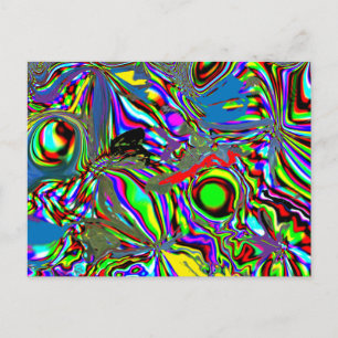 Carte Postale "Parrots Dans Une Dimension Alternat