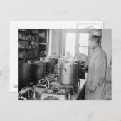 Carte Postale Parry de typhoïde : 1917 (Devant / Derrière)