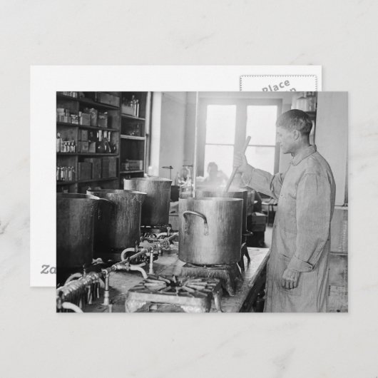 Carte Postale Parry de typhoïde : 1917 (Devant / Derrière)