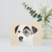 Carte Postale Parson Jack Russell Terrier Peinture - Chien Art (Debout devant)