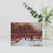 Carte Postale Parsonage Garden à Nuenen par Vincent van Gogh (Debout devant)