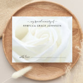 Carte Postale Partager un souvenir Rose florale funéraire