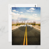 Carte Postale Partez pour l'aventure (Devant / Derrière)