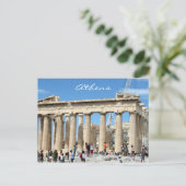 Carte Postale parthenon acropolis (Debout devant)