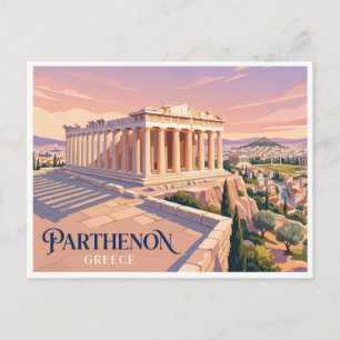 Carte Postale Parthénon Athènes Grèce